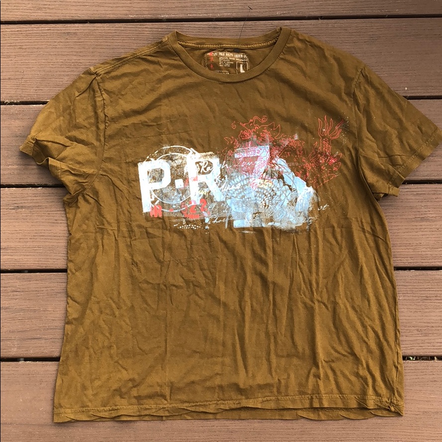 Rare Vintage Polo Rl Collab T Shirt